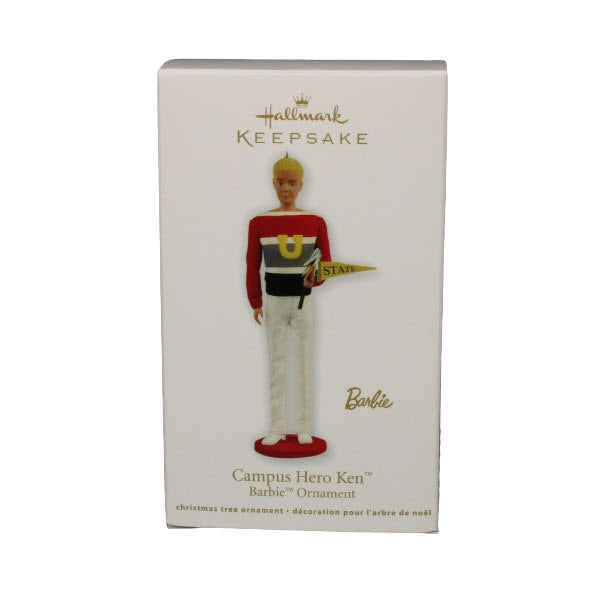 2011 Campus Hero Ken Hallmark Ornament (Barbie) QXI2897