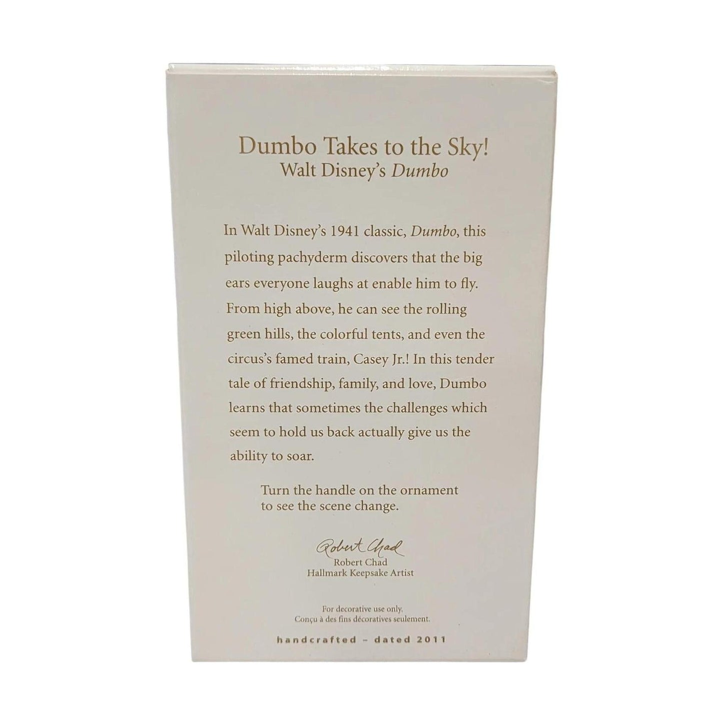 2011 Dumbo Takes to the Sky! Hallmark Ornament (Dumbo) QXD1057 Image8