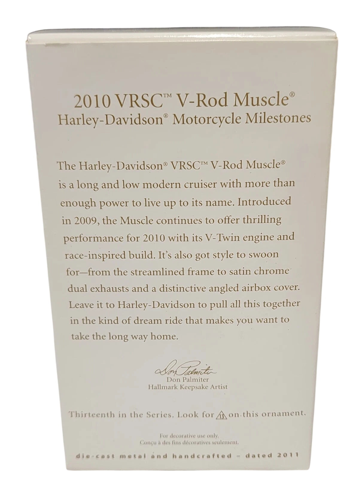 2011 Hallmark Ornament (2010) VRSC V-Rod Muscle Hallmark Ornament (Harley-Davidson) QX8837 Image6