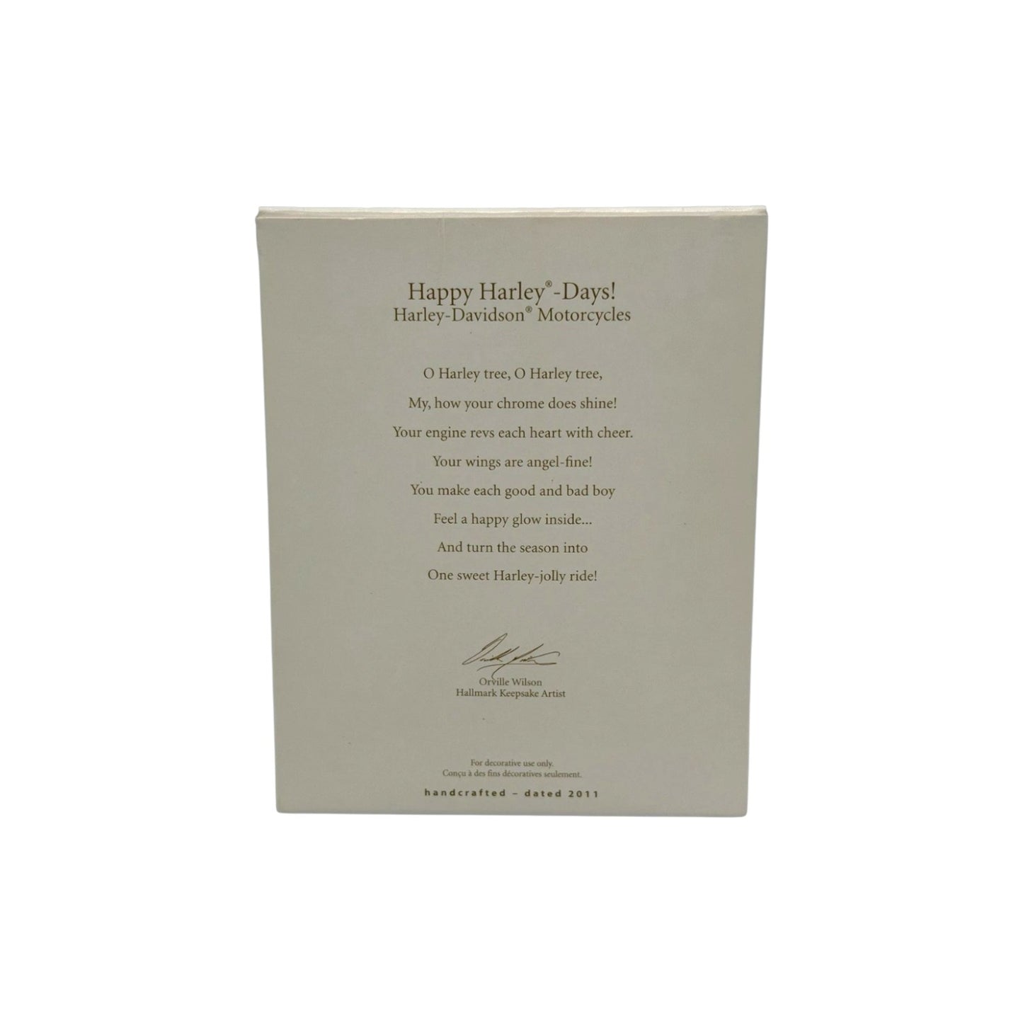 2011 Happy Harley-Days! Hallmark Ornament (Harley-Davidson) QXI2337 Image5
