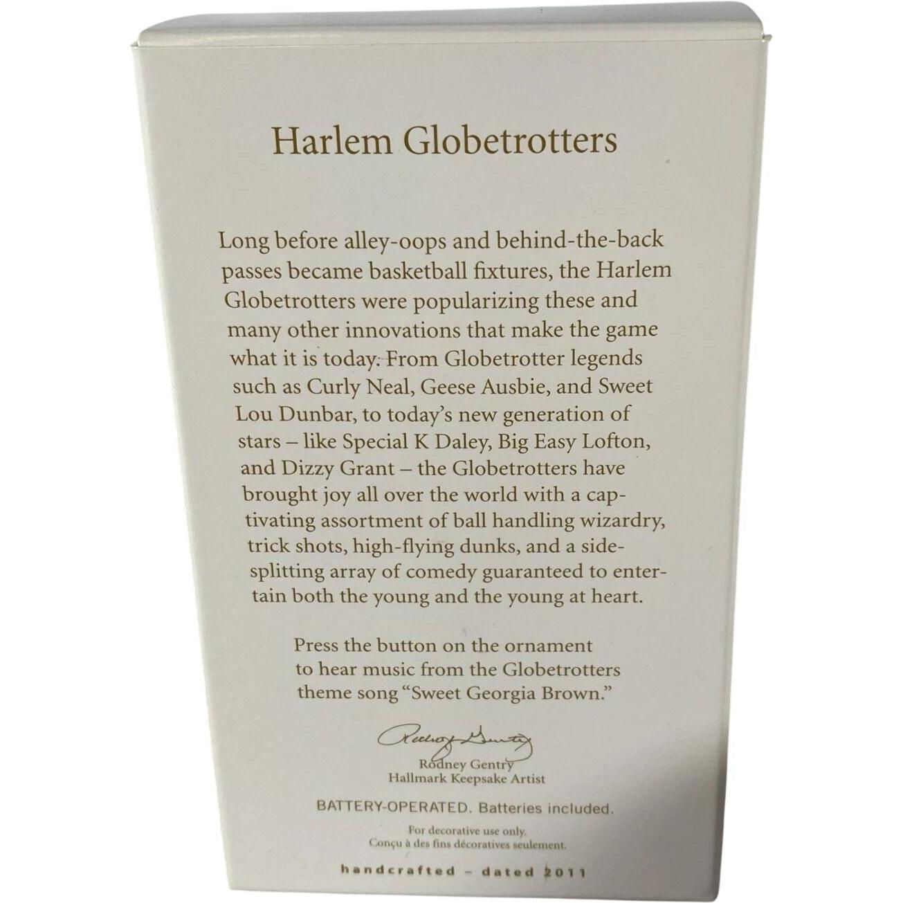 2011 Harlem Globetrotters Hallmark Ornament (Basketball) QXI2207