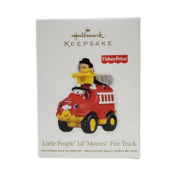 2011 Little People Lil' Movers Fire Truck Hallmark Ornament (Fisher Price) QXI2467
