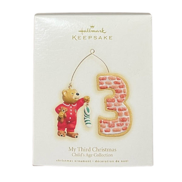 2011 My Third Christmas Hallmark Ornament (Child's Age Collection) QXG7613