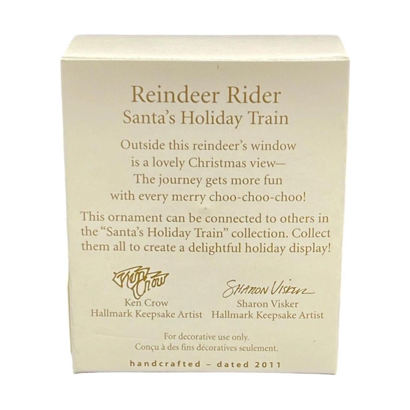 2011 Reindeer Rider Hallmark Ornament (Santa's Holiday Train) QRP5917