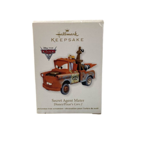 2011 Secret Agent Mater Hallmark Ornament (Cars2) QXD1619