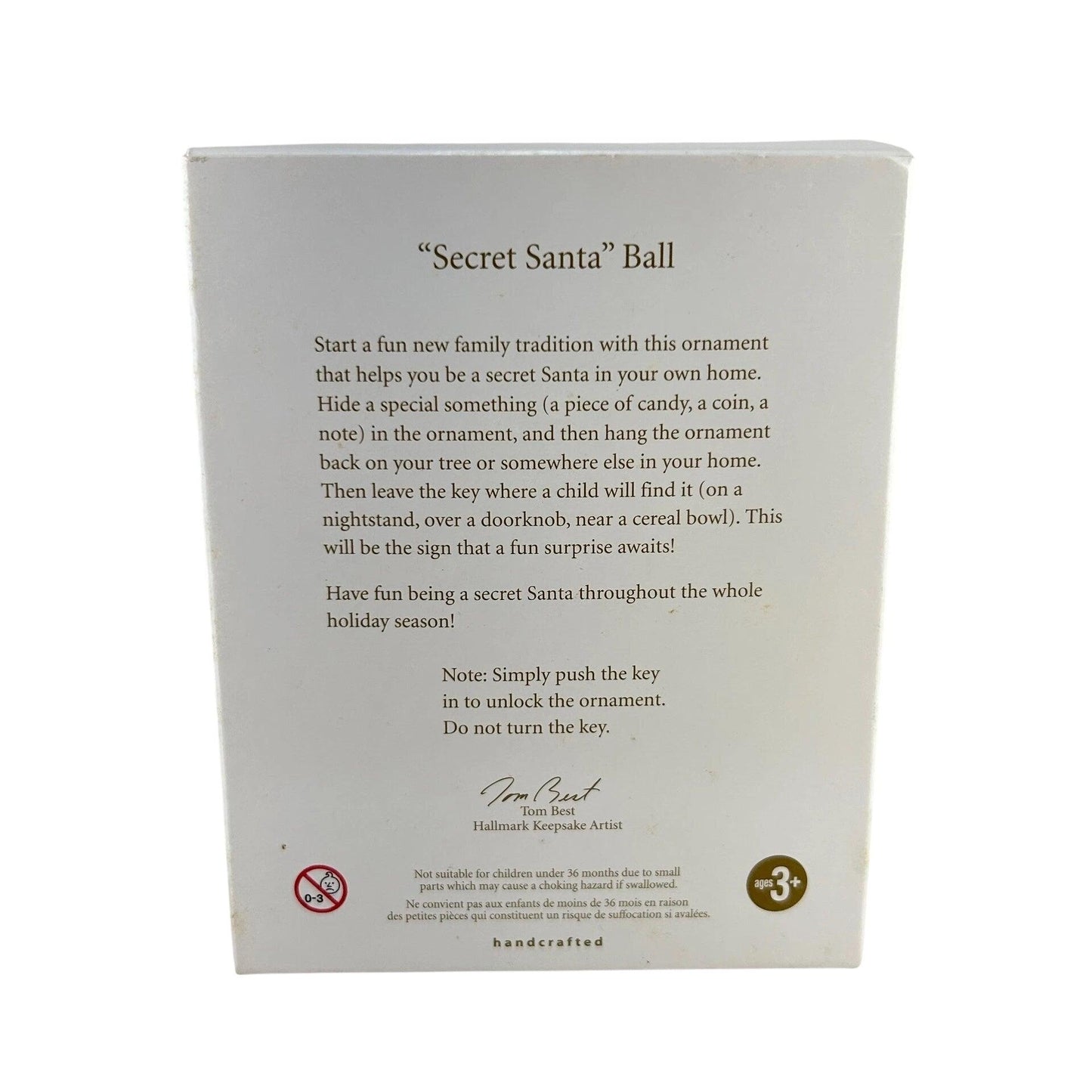 2011 Secret Santa Ball Hallmark Ornament (Bell) QXG4749