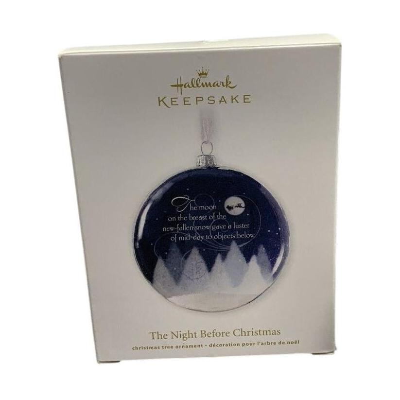 2011 The Night Before Christmas Hallmark Ornament (Simply Beautiful) QXG3567