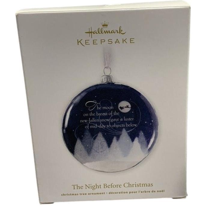 2011 The Night Before Christmas Hallmark Ornament (Simply Beautiful) QXG3567