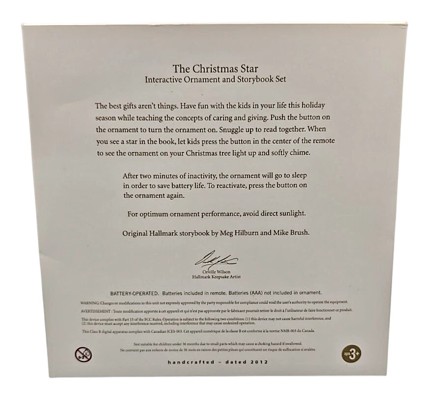 2012 The Christmas Star Hallmark Ornament (Star) QXG4904