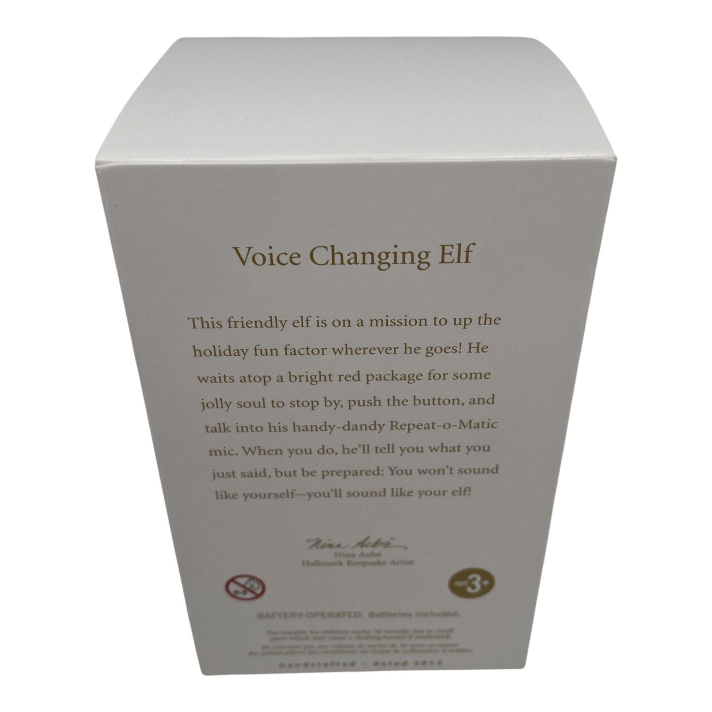 2012 Voice Chainging Elf Hallmark Ornament (Elf it Up) QXG4034