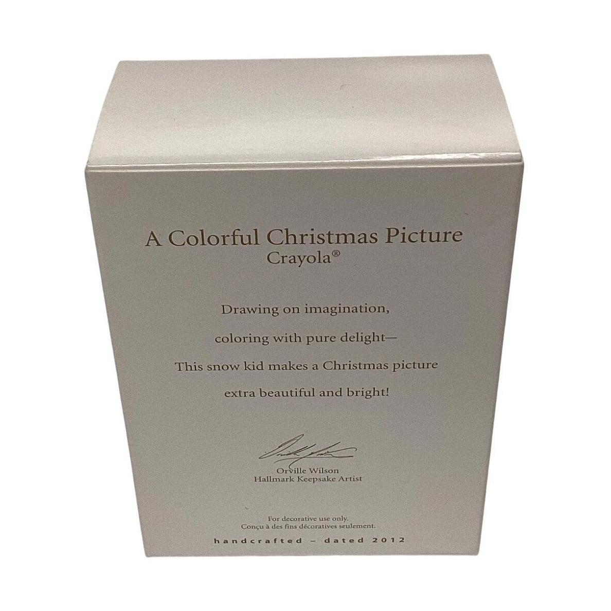 2012 A Colorful Christmas Picture Hallmark Ornament (Crayola) QXI2644 Image6