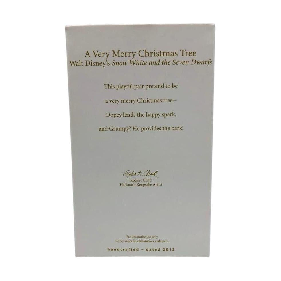 2012 A Very Merry Christmas Tree Hallmark Ornament (Snow White and the Seven Dwarfs) QXD1014