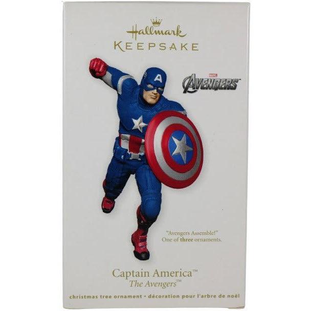 2012 Captain America Avengers Hallmark Ornament (Super Heroes) QXI2611