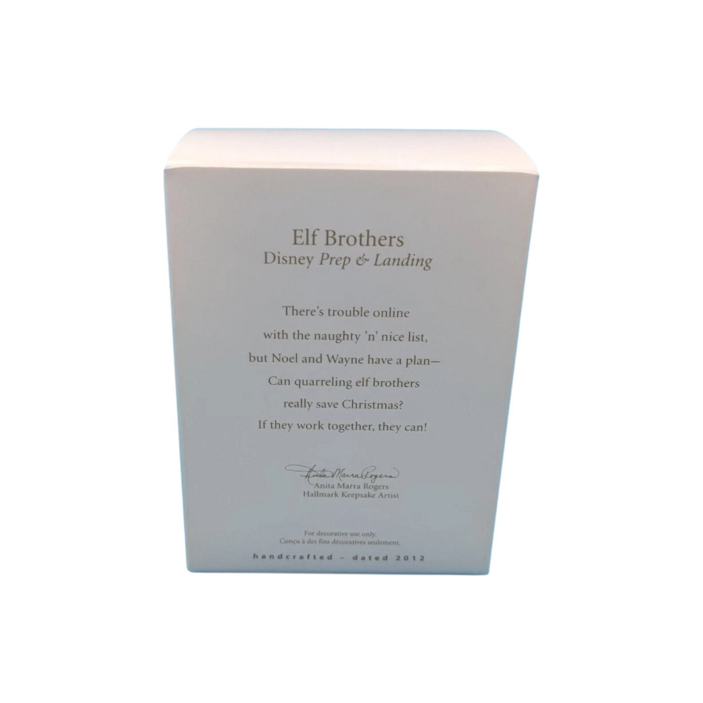 2012 Elf Brothers Hallmark Ornament (Prep & Landing) QXD1674