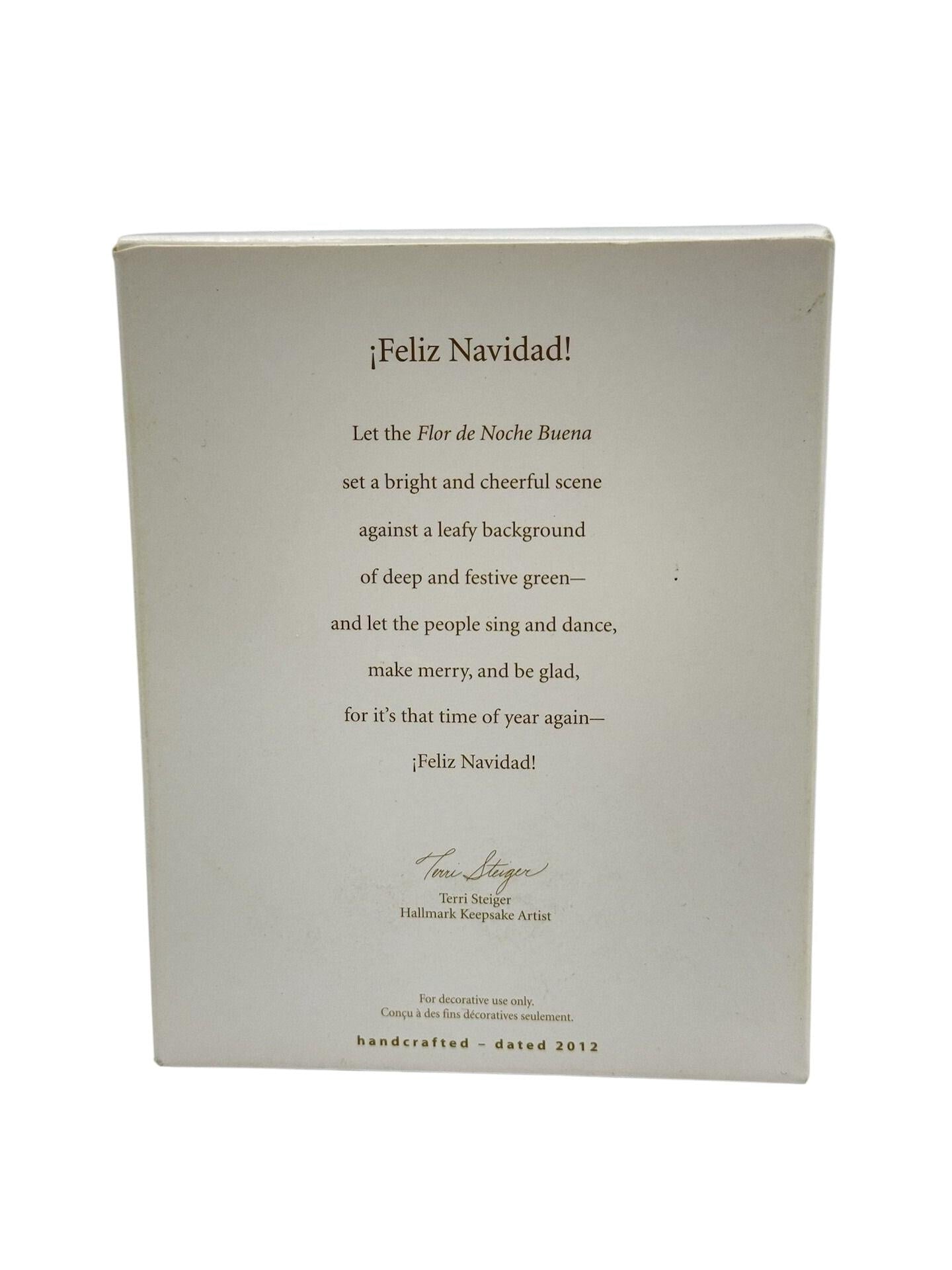 2012 feliz Navidad! Hallmark Ornament (Wreath) QXG4801