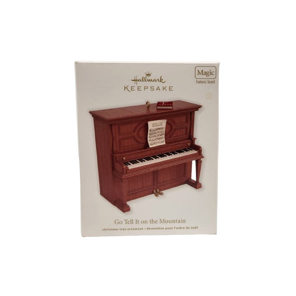 2012 Go Tell It on the Mountain Hallmark Ornament (Piano) QSM7741