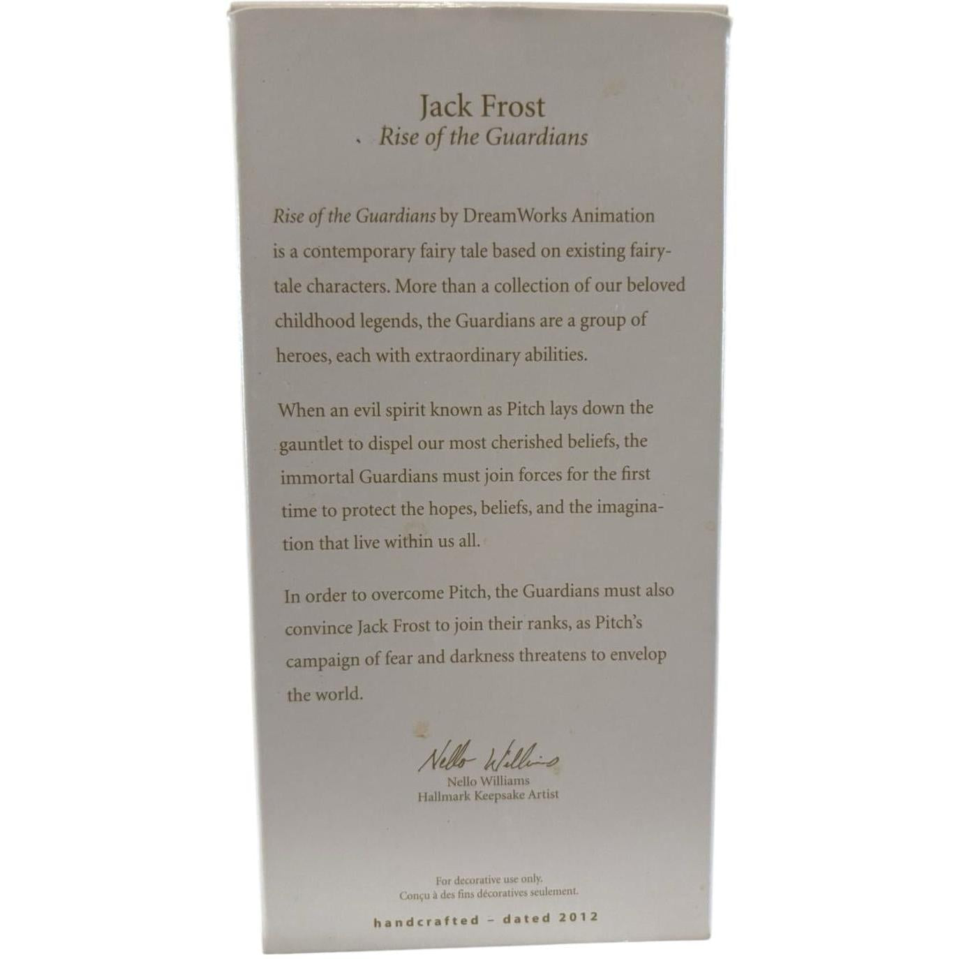 2012 Jack Frost Hallmark Ornament (Rise of the Guardians) QXI2721