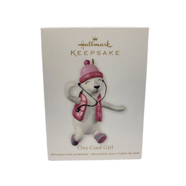 2012 One Cool Girl Hallmark Ornament (Polar Bear) QXG4974