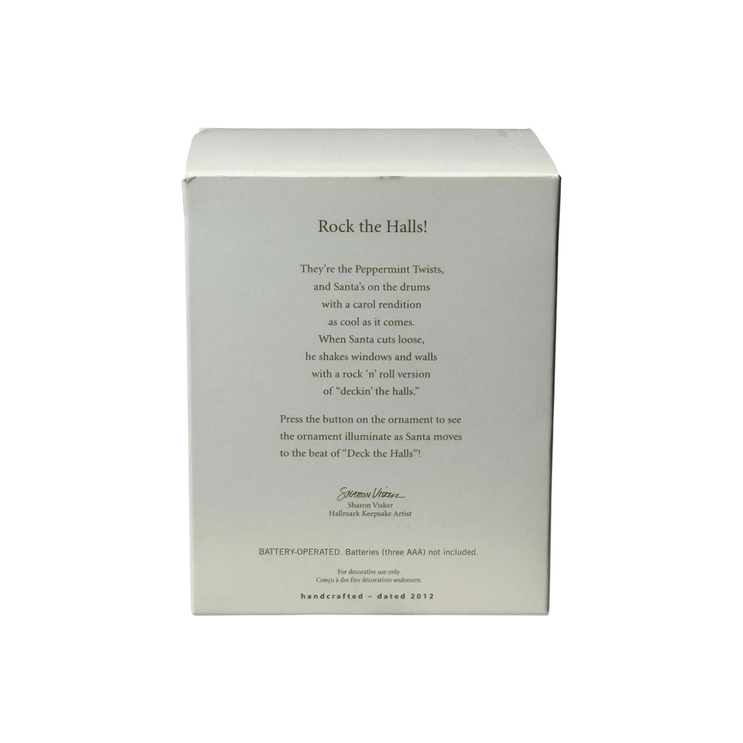 2012 Rock the Halls! Hallmark Ornament (Band) QXG3201