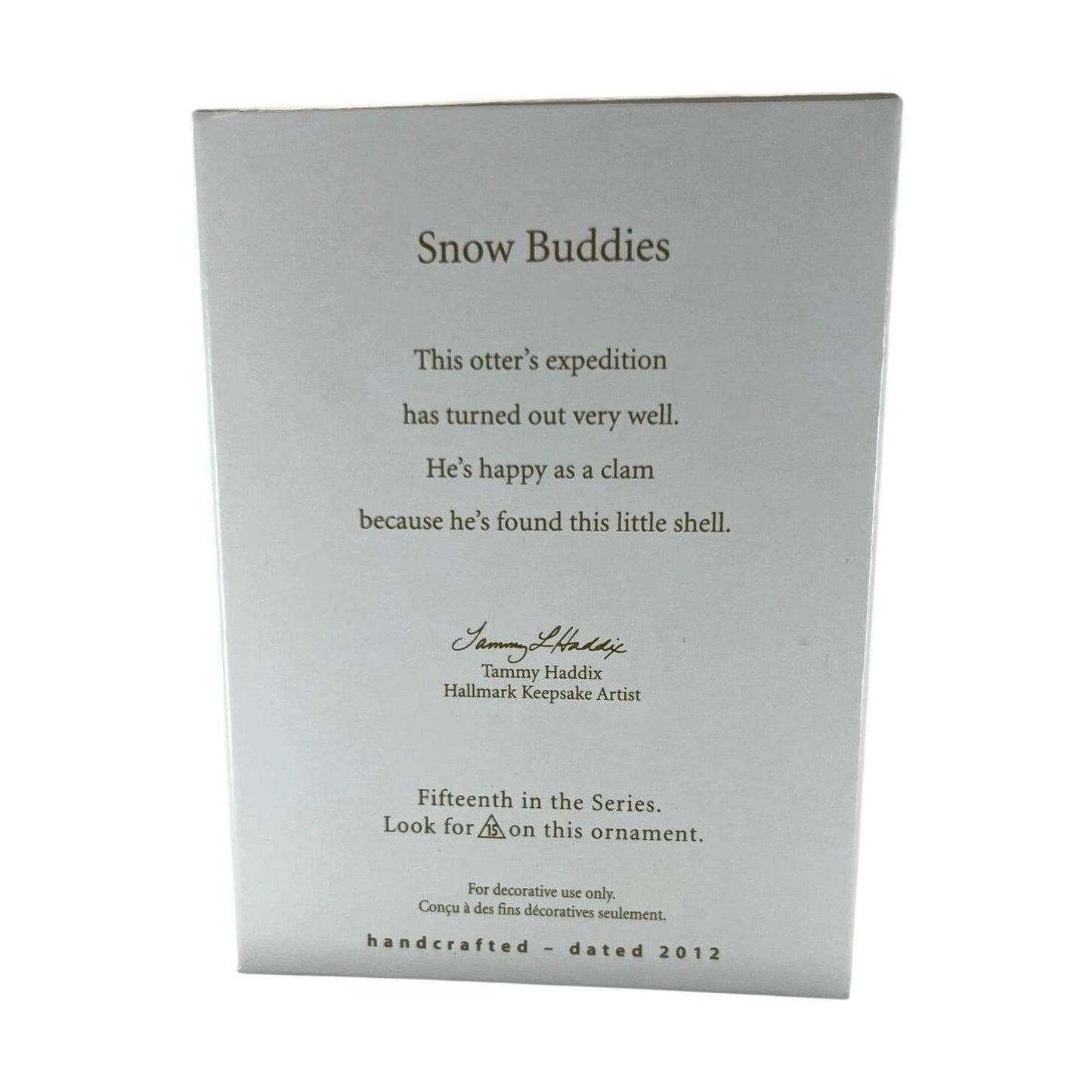 2012 Snow Buddies Hallmark Ornament (Snow Buddies) QX8024 Image6