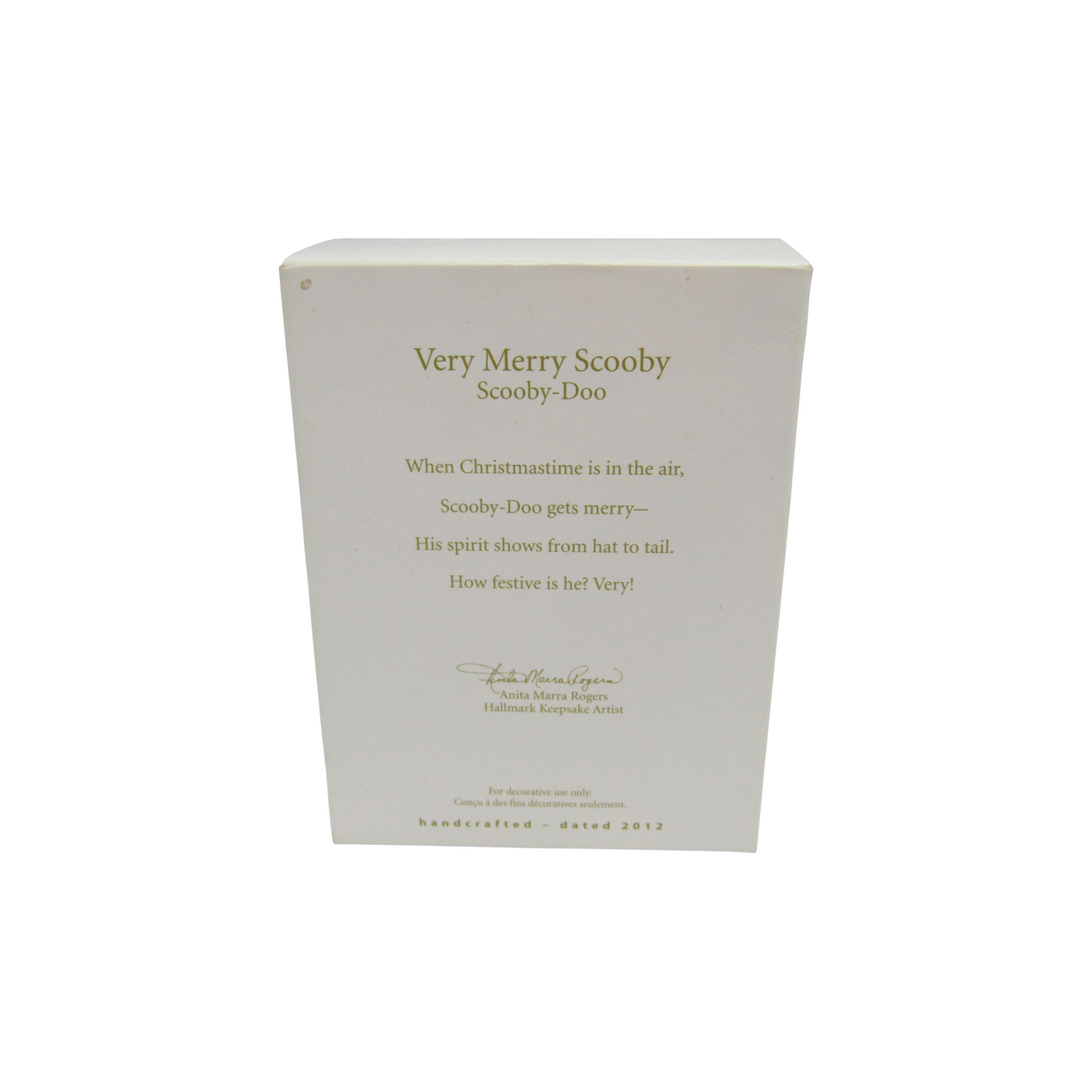 2012 Very Merry Scooby Hallmark Ornament (Scooby-Doo) QXI2824