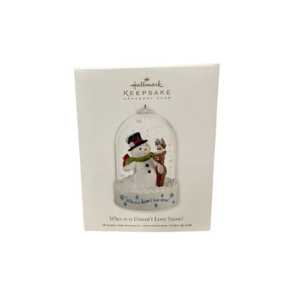 2012 Who-o-o Doesn't Love Snow! Hallmark Ornament (Snowmen) QXC5039