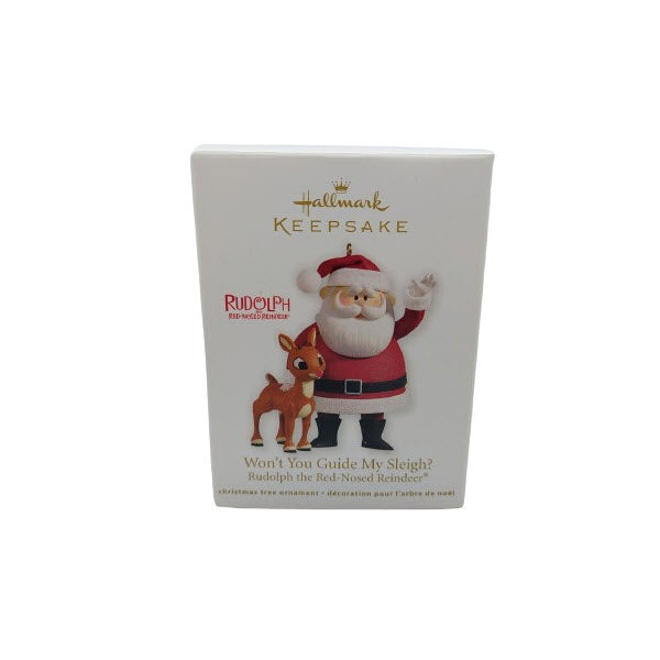 2012 Won't You Guide My Sleigh? Hallmark Ornament (Rudolph the Red-Nosed Reindeer) QXI2991