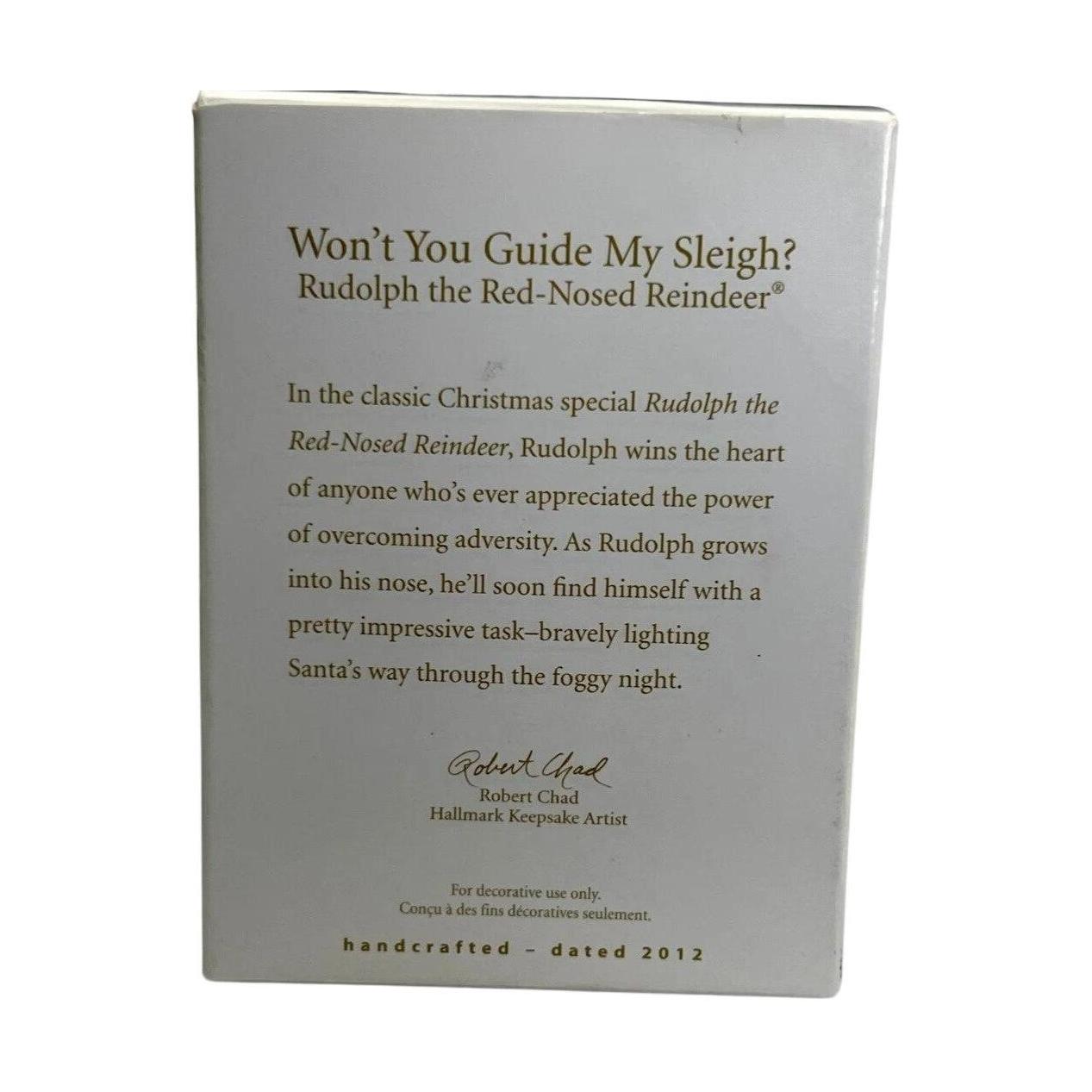 2012 Won't You Guide My Sleigh? Hallmark Ornament (Rudolph the Red-Nosed Reindeer) QXI2991 Image7