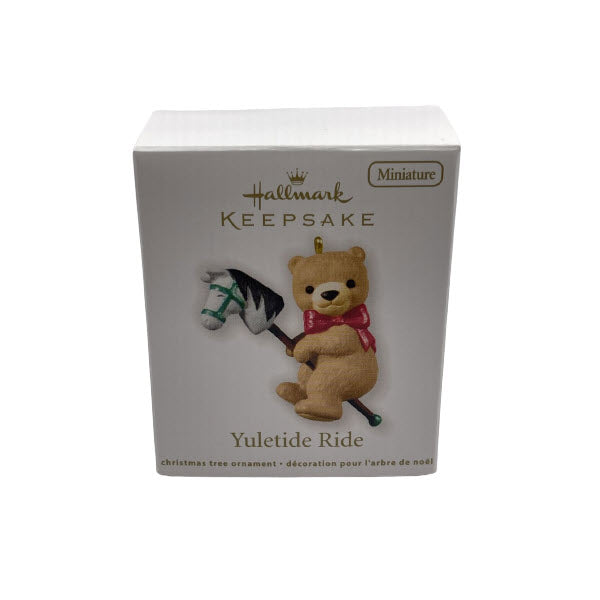 2012 Yuletide Ride Hallmark Ornament (Teddy Bear) QXM9024