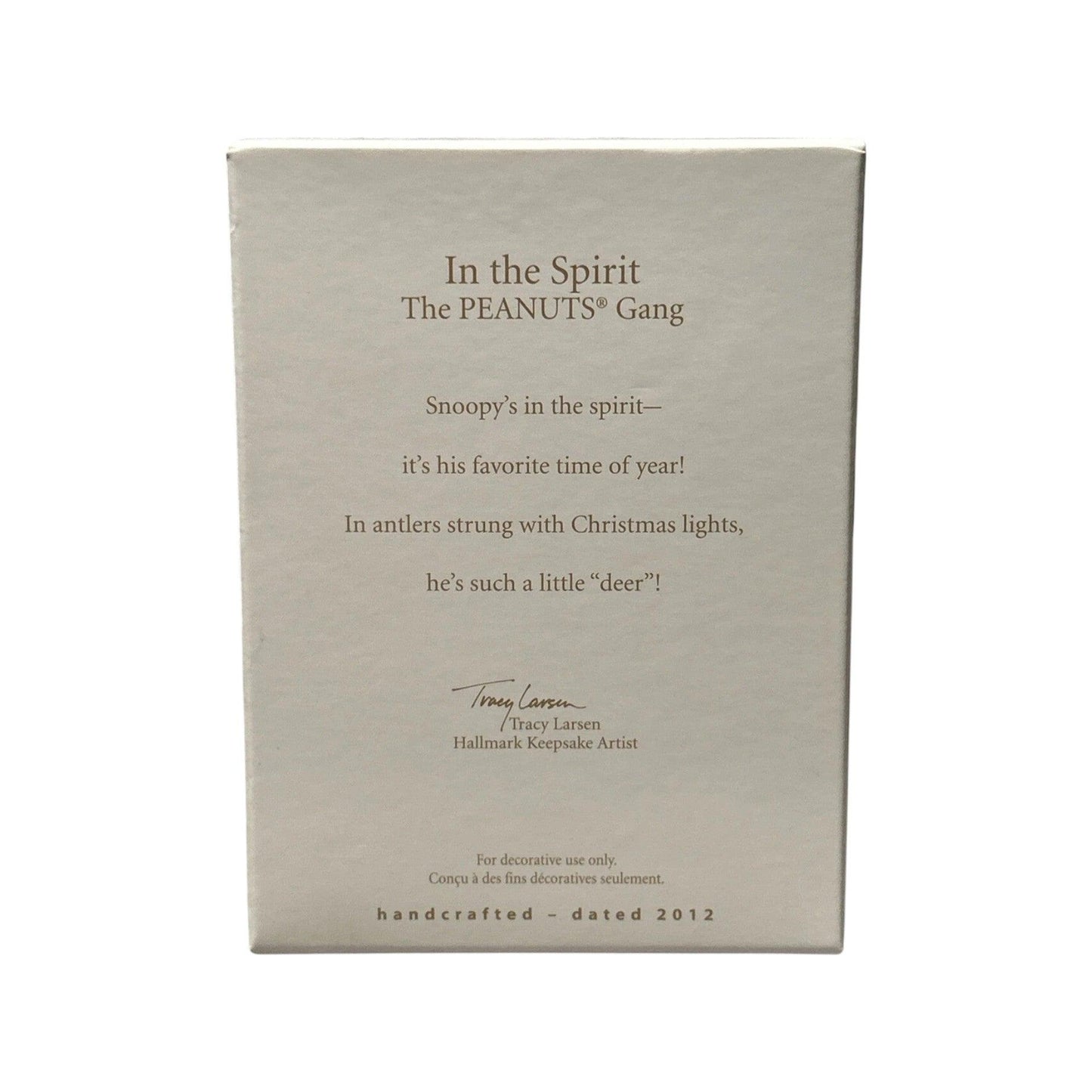 2012 In the Spirit (Peanuts)