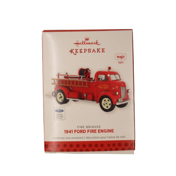 2013 1941 Ford Fire Engine Hallmark Ornament (Fire Brigade) QX9152