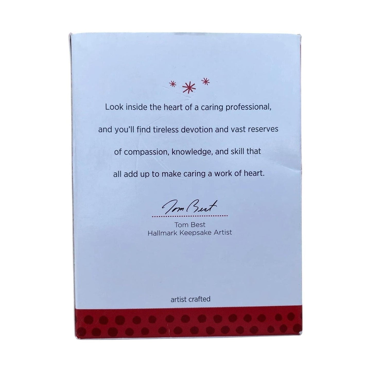 2013 A Caring Heart Hallmark Ornament (Healthcare Workers) QXG1055