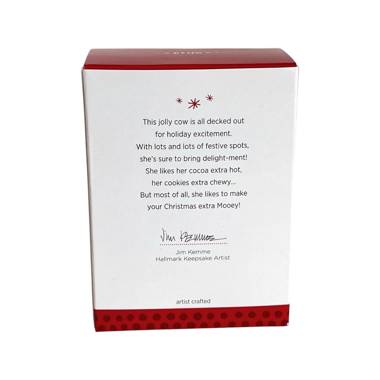 2013 Mooey Christmas! Hallmark Ornament (Cow) QXG1615