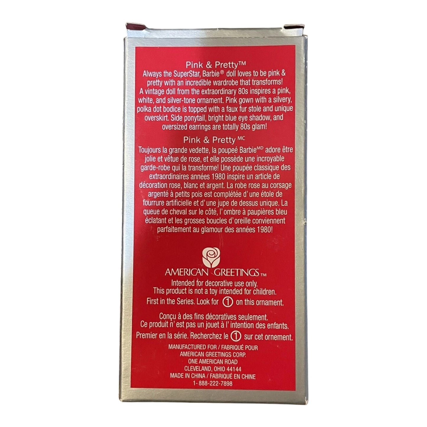 2013 Pink & Pretty Carlton Cards Ornaments (Barbie) 081D