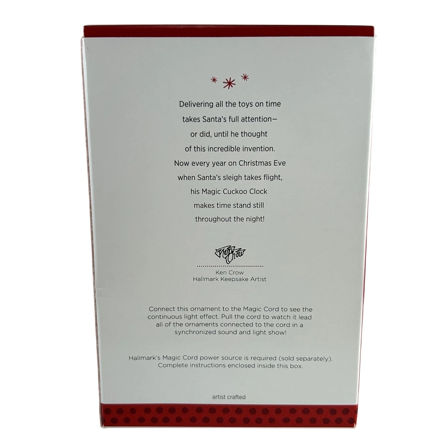 2015 Santa's Magic Cuckoo Clock Hallmark Ornament (Santa's Magic Cuckoo Clock) QGO1367