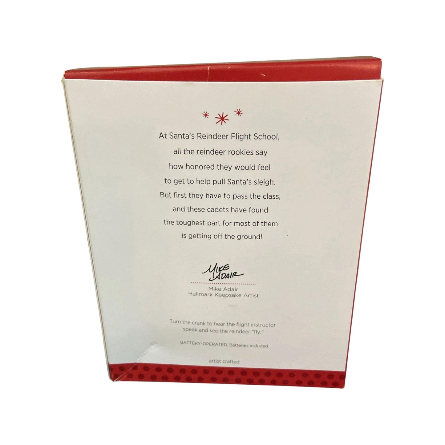 2013 Santa's Reindeer Flight School Hallmark Ornament (North Pole) QXG1775