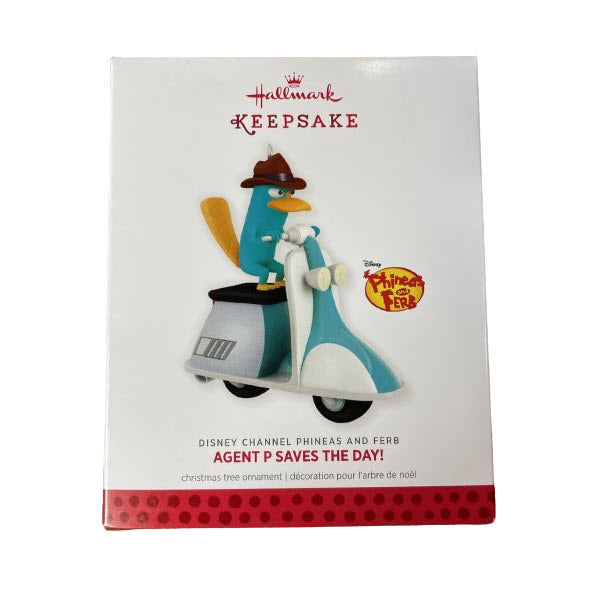 2013 Agent P Saves The Day! Hallmark Ornament (Disney) QXD6112
