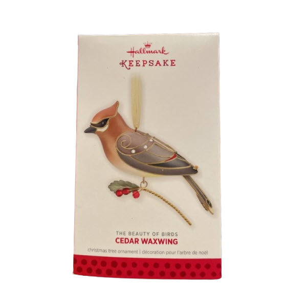 2013 Cedar Waxwing Hallmark Ornament (Beauty of Birds) QX9102