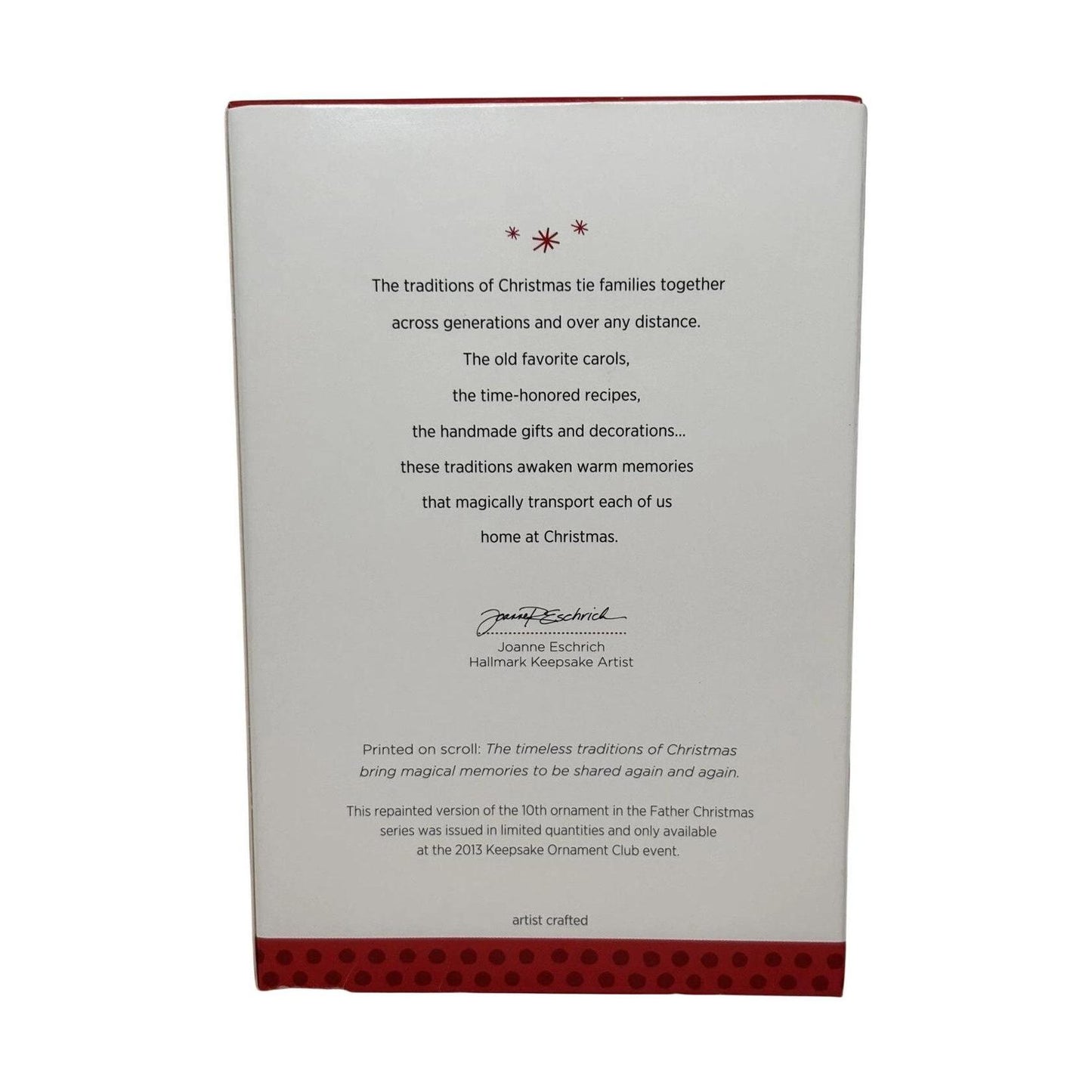 2013 Father Christmas Hallmark Ornament (Father Christmas) QXC1042 Image7