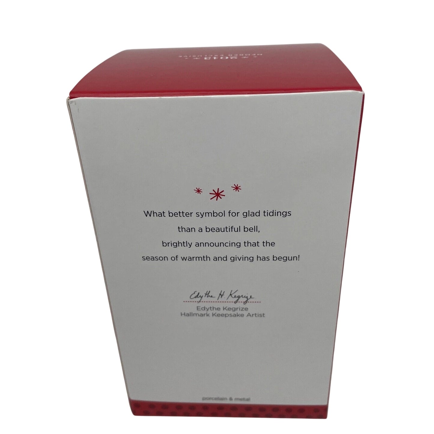 2013 Glad Tidings Bell Hallmark Ornament (Bell) QXC5074