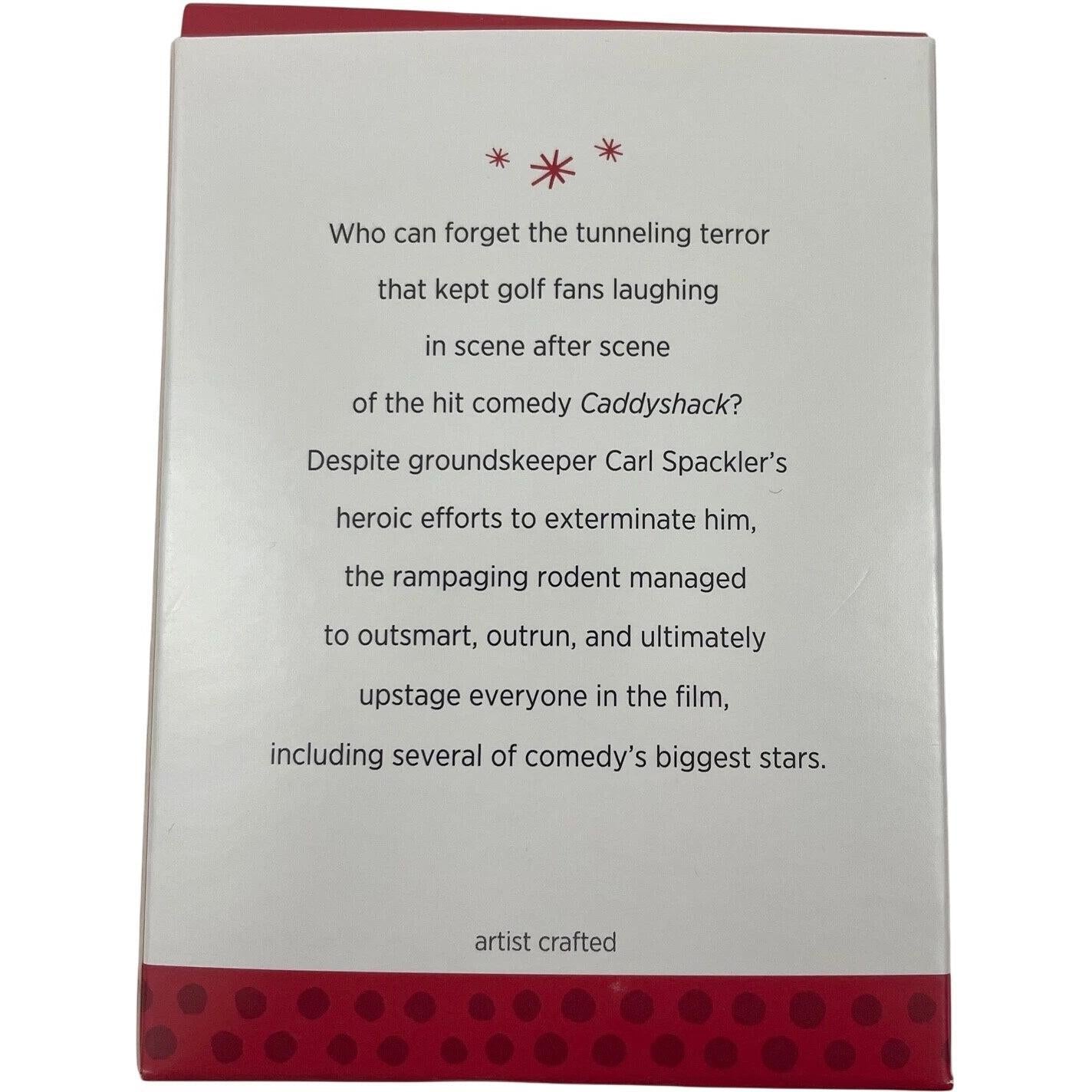 2013 Gopher's Got Game! Hallmark Ornament (Caddyshack) QXI2105