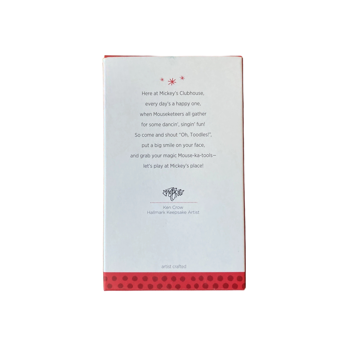 2013 Mickey Mouse & Friends Hallmark Ornament (Mickey Mouse & Friends) QXD6902