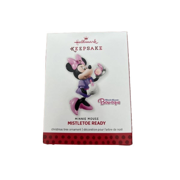 2013 Mistletoe Ready Minnie Mouse Hallmark Ornament (Mickey Mouse & Friends) QXD6035