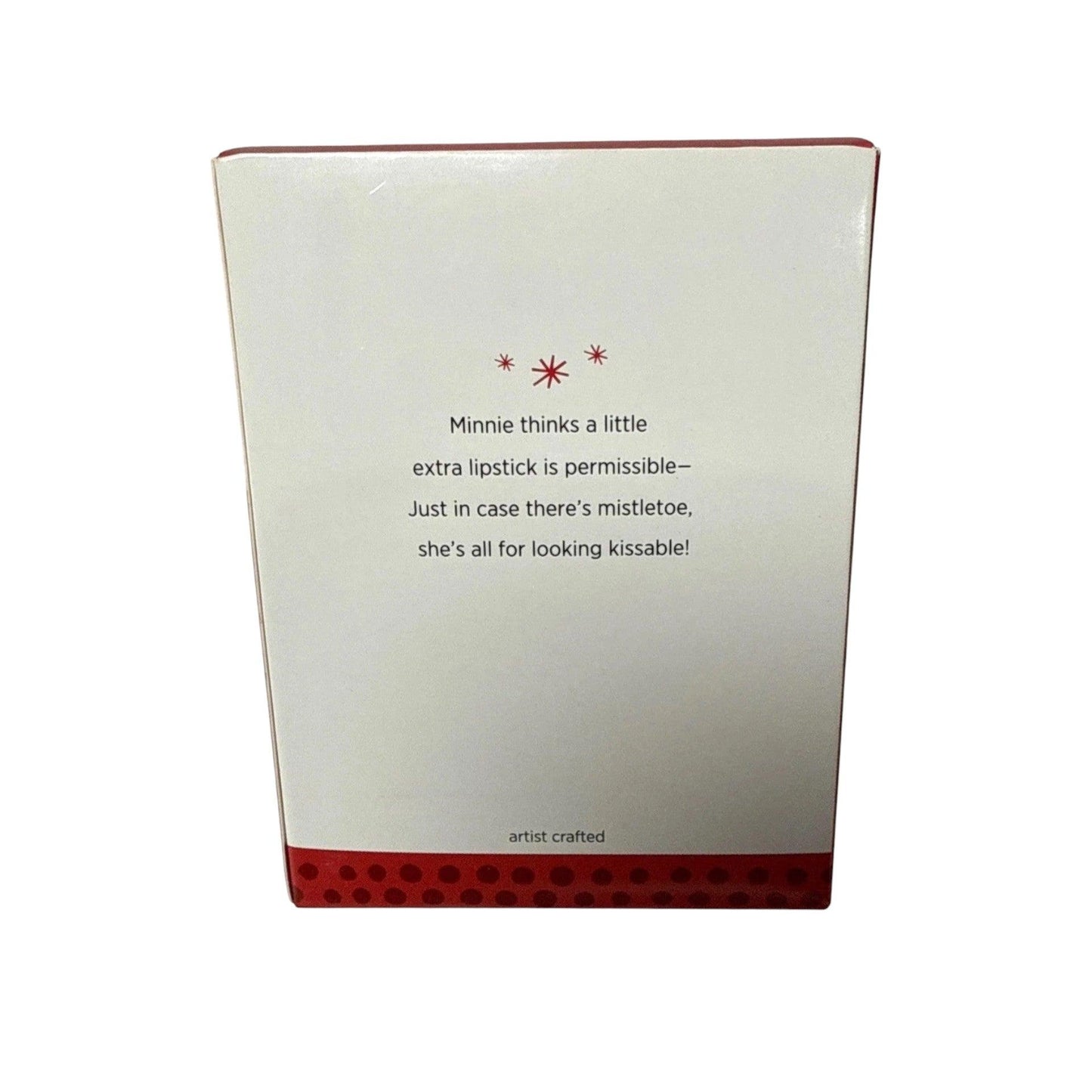 2013 Mistletoe Ready Minnie Mouse Hallmark Ornament (Mickey Mouse & Friends) QXD6035 Image8