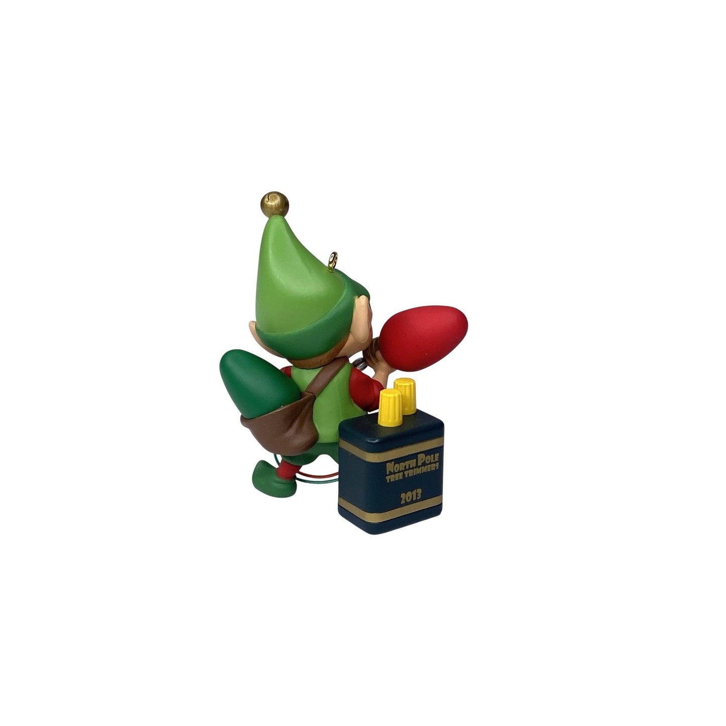 2013 North Pole Tree Trimmers (North Pole Tree Trimmers) Hallmark Ornament QXC9202 Image4