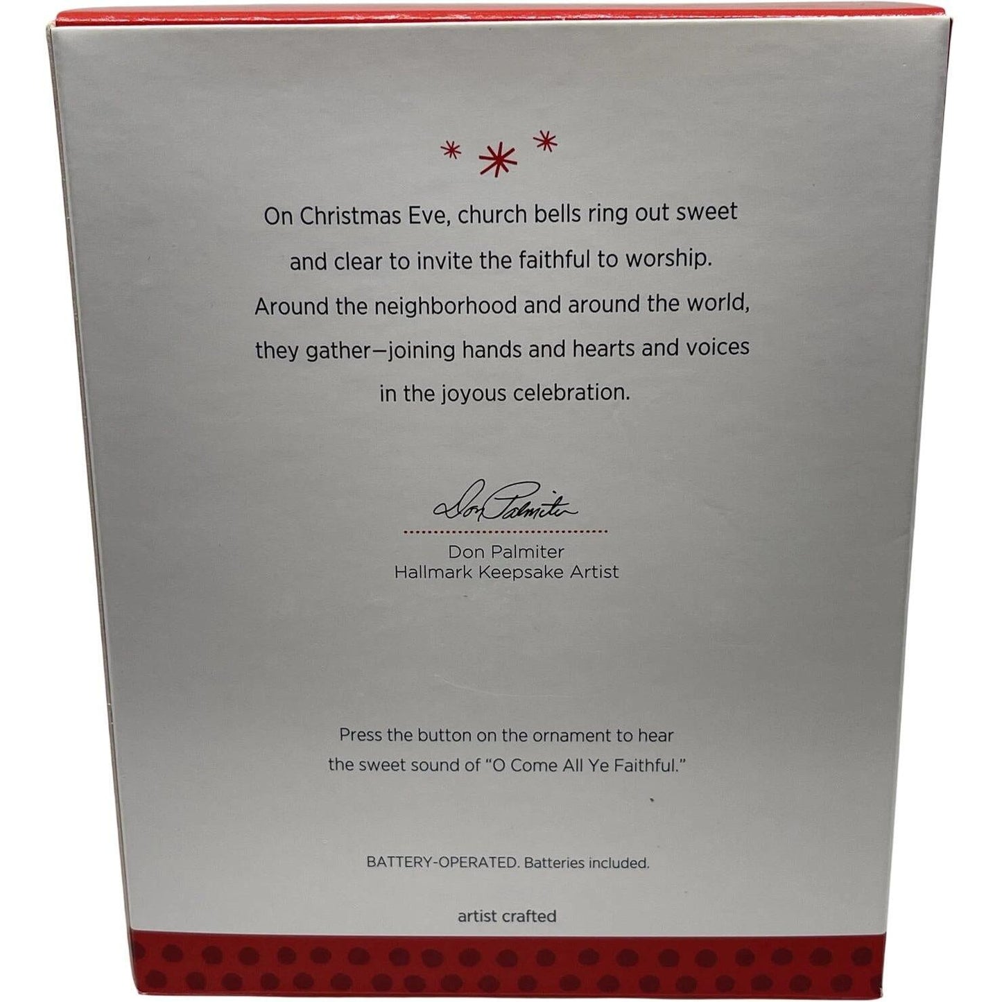 2013 O Come All Ye Faithful Hallmark Ornament (Buildings & Houses) QXG1435