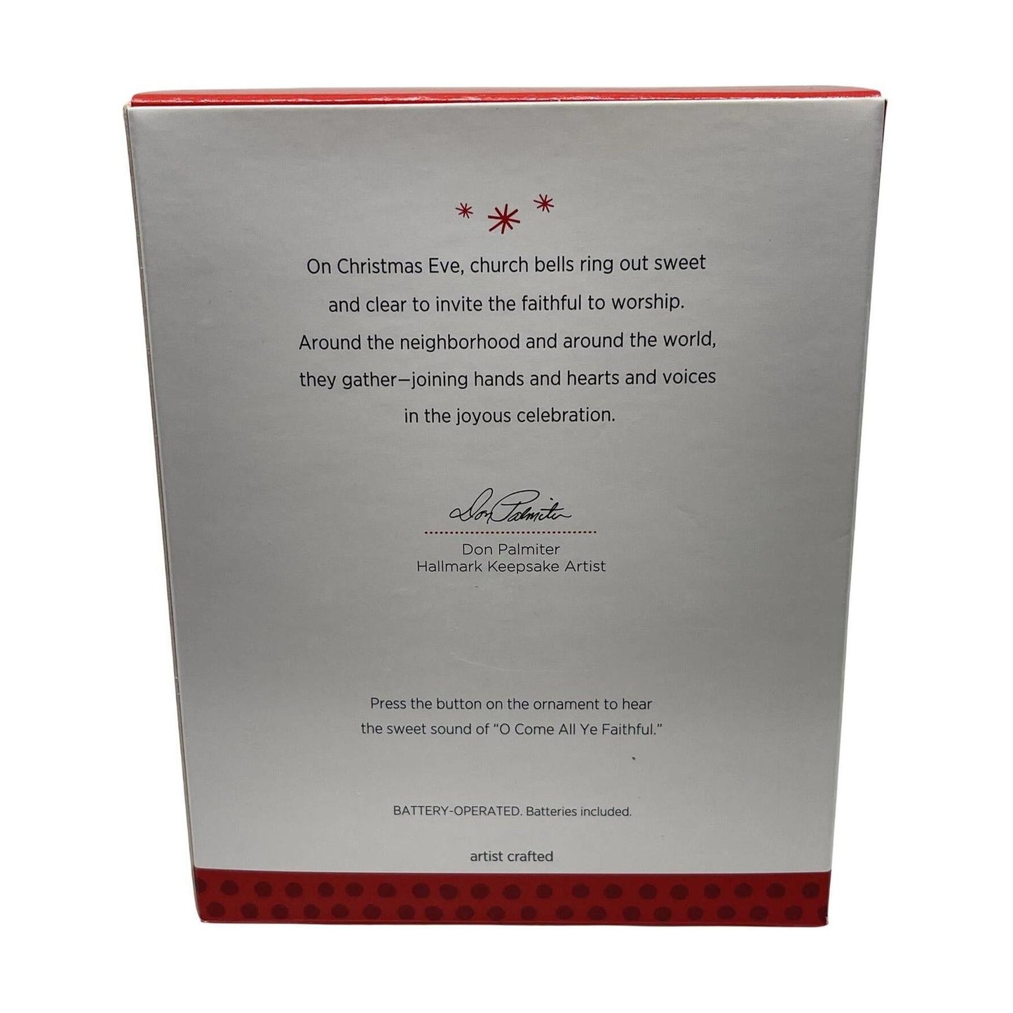 2013 O Come All Ye Faithful Hallmark Ornament (Buildings & Houses) QXG1435