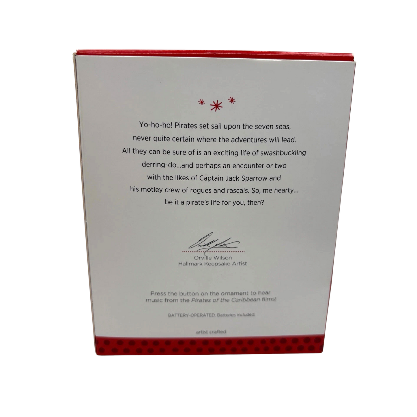 2013 Pirates of the Caribbean Hallmark Ornament (Pirates of the Caribbean) QXD6022