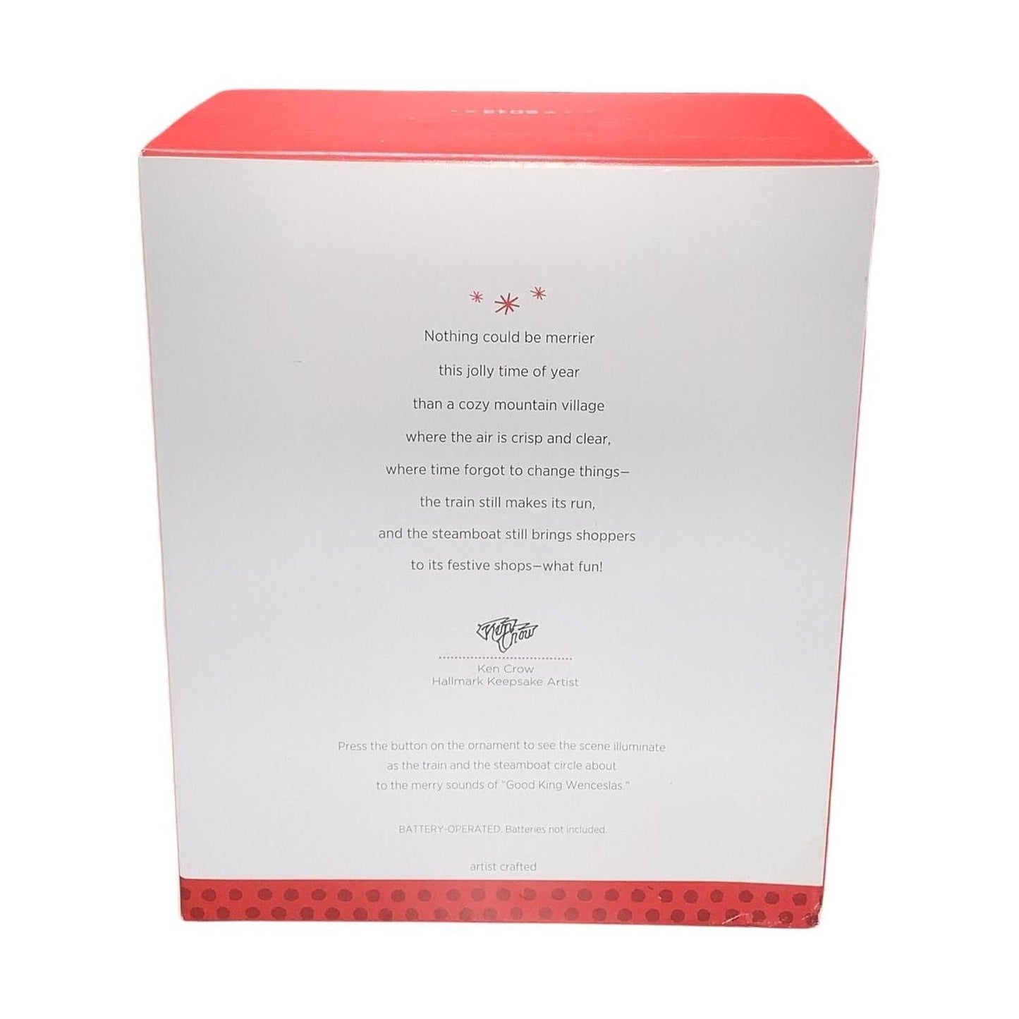 2013 Steamboat Junction Hallmark Ornament (Magic Village) QXG1762