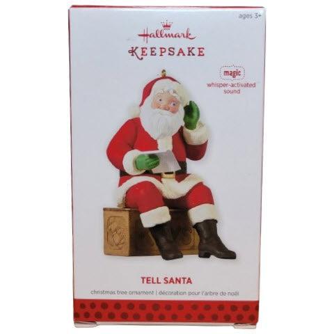 2013 Tell Santa Hallmark Ornament (Santa Claus) QXG1542